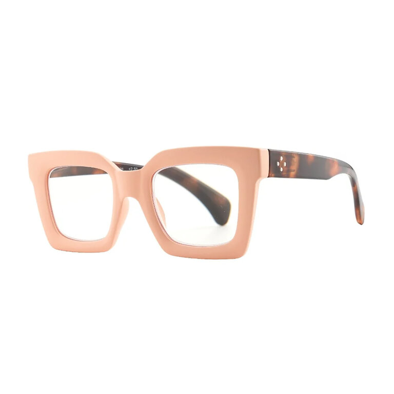 Ryan Simkhai Fiona Matte Peach/Tortoise Readers