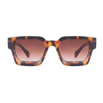 Ryan Simkhai Hailey Tortoise/Brown Lens Sunglasses