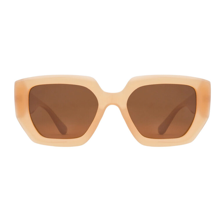 Ryan Simkhai Brooke Transparent Nude Sunglasses
