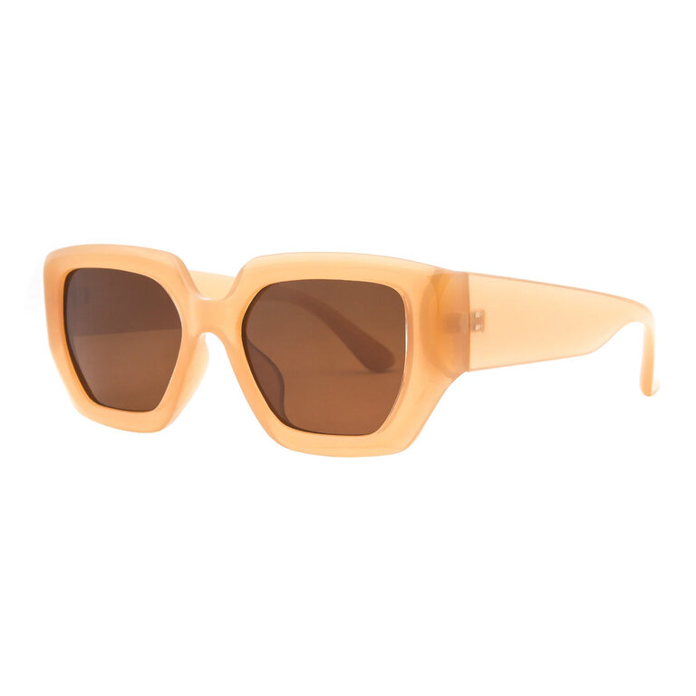 Ryan Simkhai Brooke Transparent Nude Sunglasses