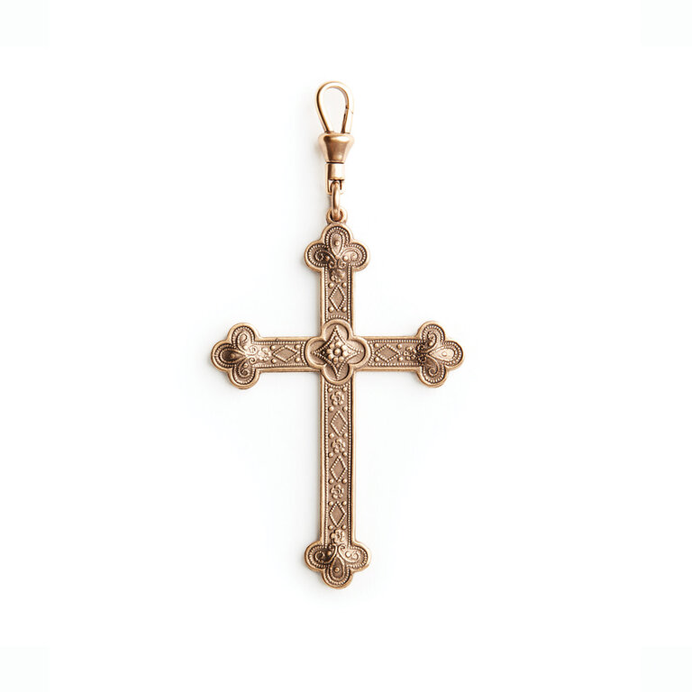 Fallen Aristocrat Charm- Roman Cross,