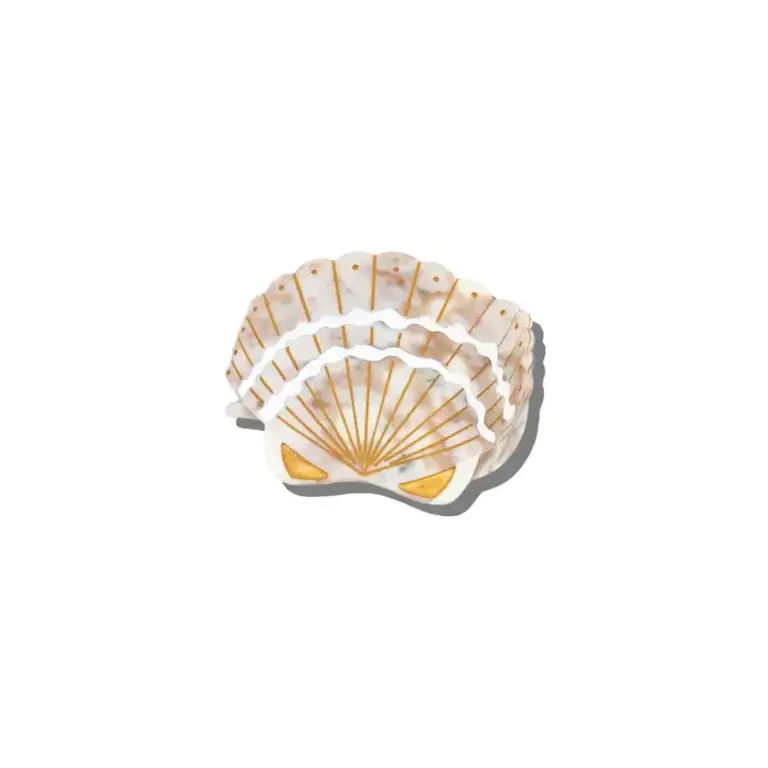 Hair Clip- Seashell Lay Down
