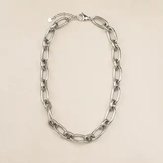 Soho Link Silver Necklace