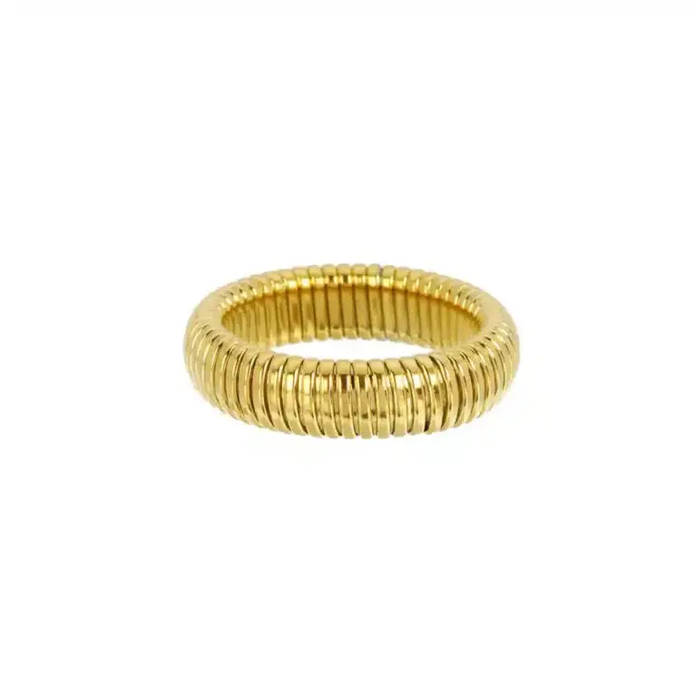 Sylvie Ribbed Cuff Gold