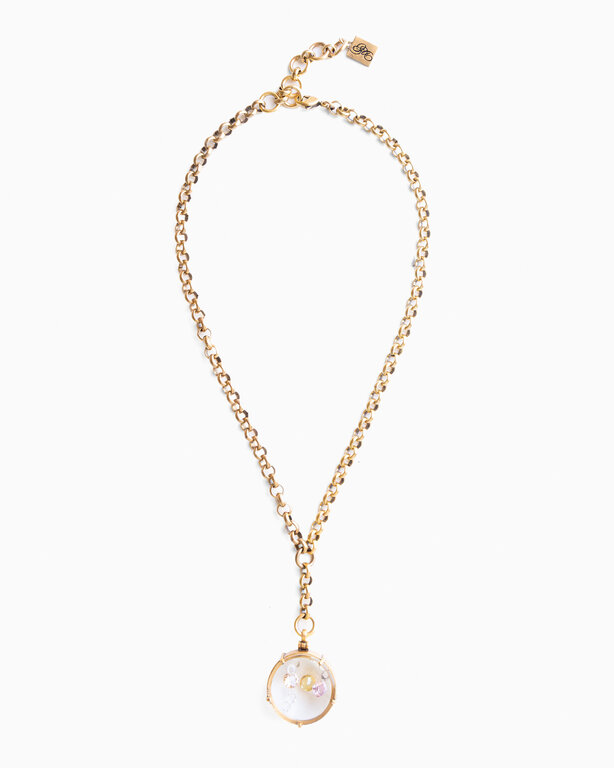 Fallen Aristocrat Looking Glass Locket Necklace