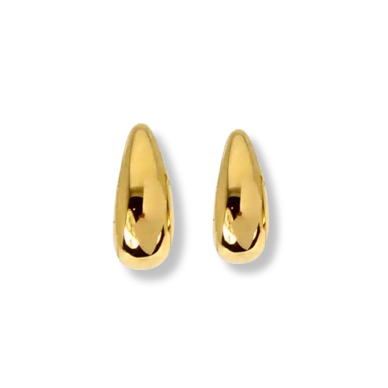 Celine Teardrop Studs Gold Earring