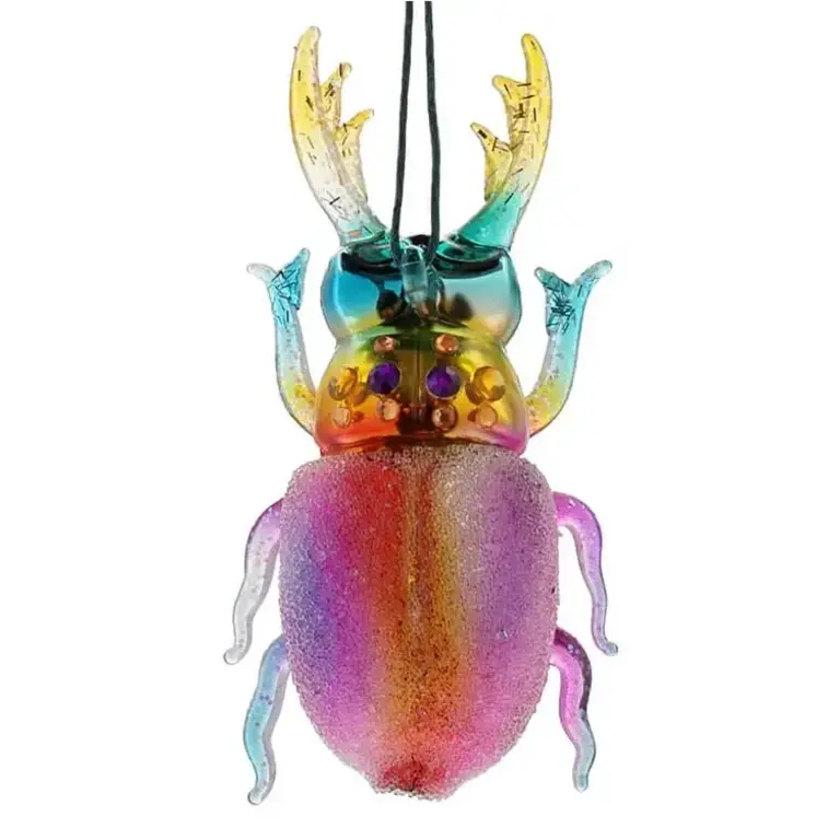 Ornament- Stag Horn Beetle, Purple