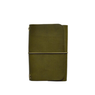 Olive Leather Pocket Journal