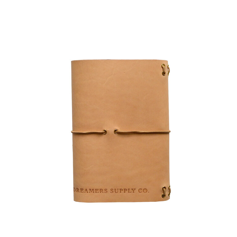 Honey Leather Pocket Journal