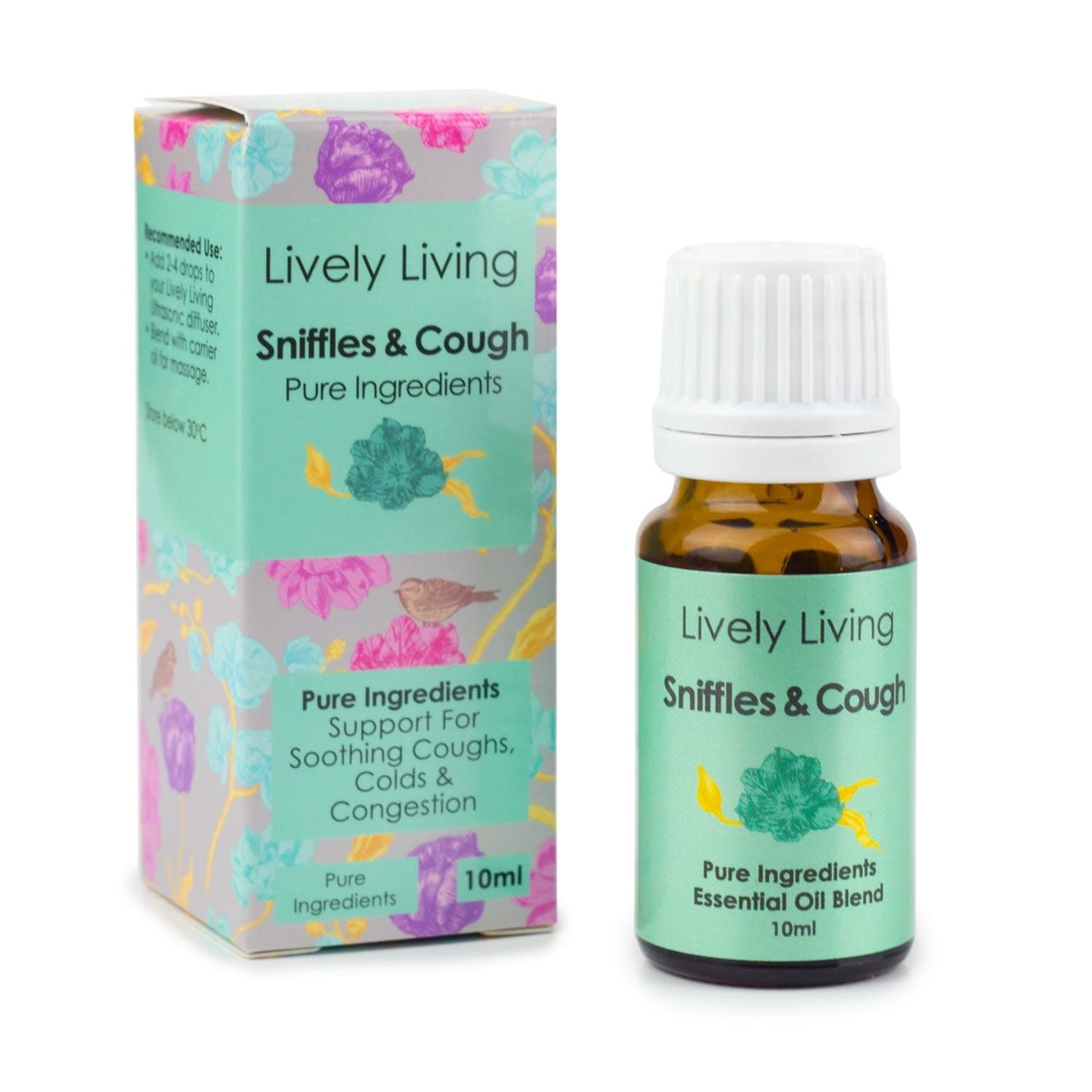 Lively Living Lively Living Organic Essential Oil Sniffles & cough