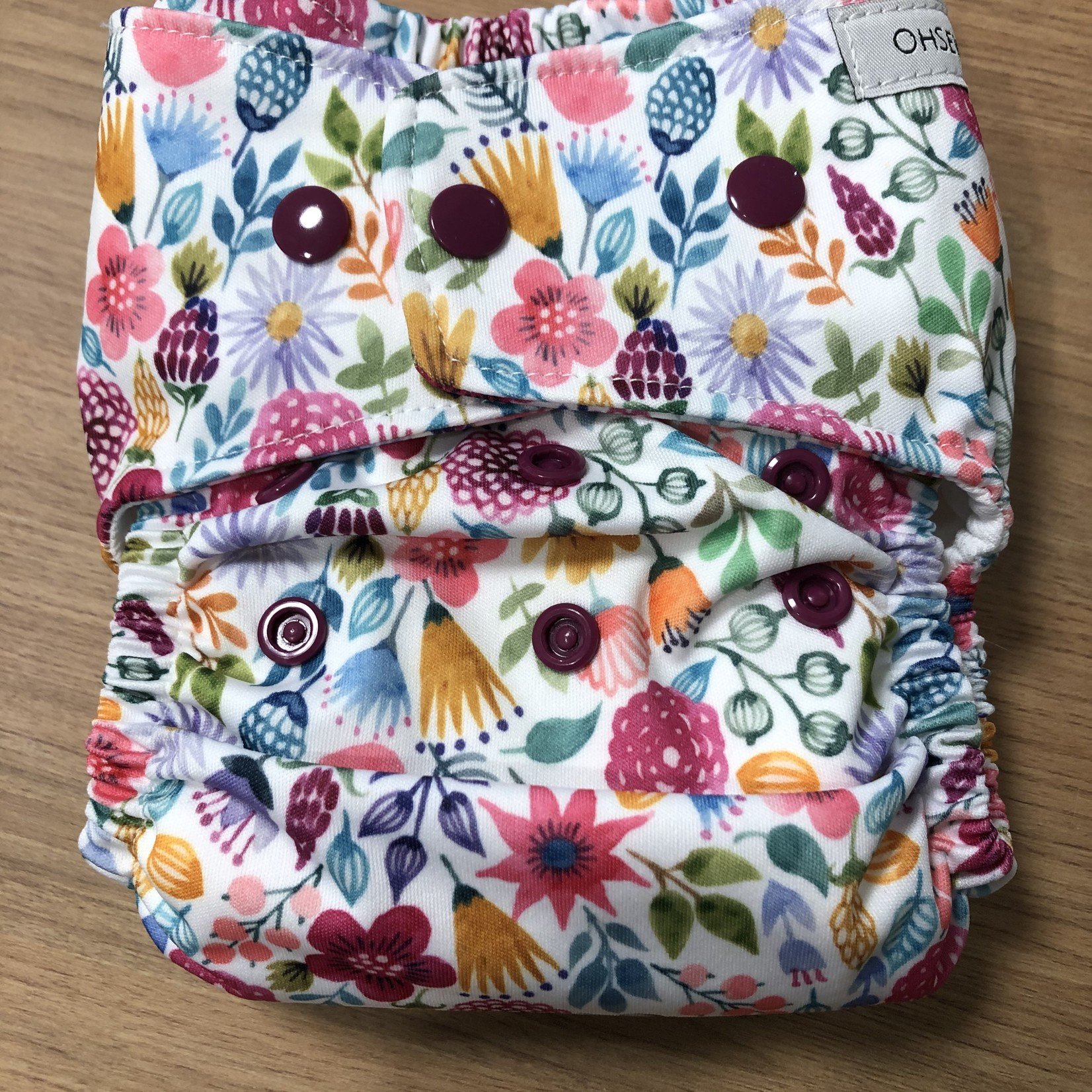 Oh Sew Creative Oh Sew Creative "Wild Floral" Single Row Nappy