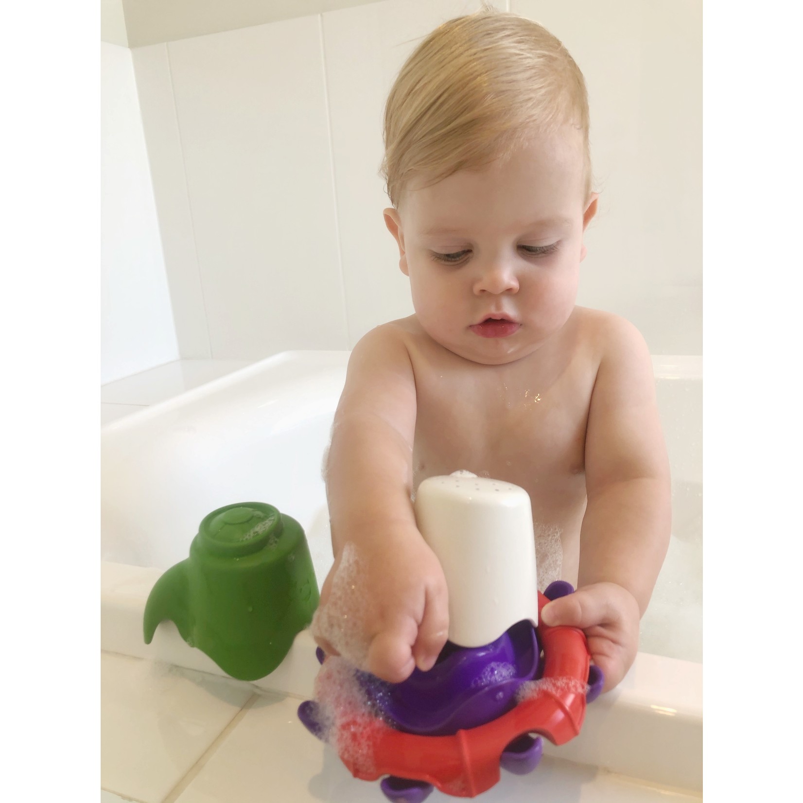 Happy Planet Toys Happy Planet Toys - Octo Buoy Stacking Bath Cup Set