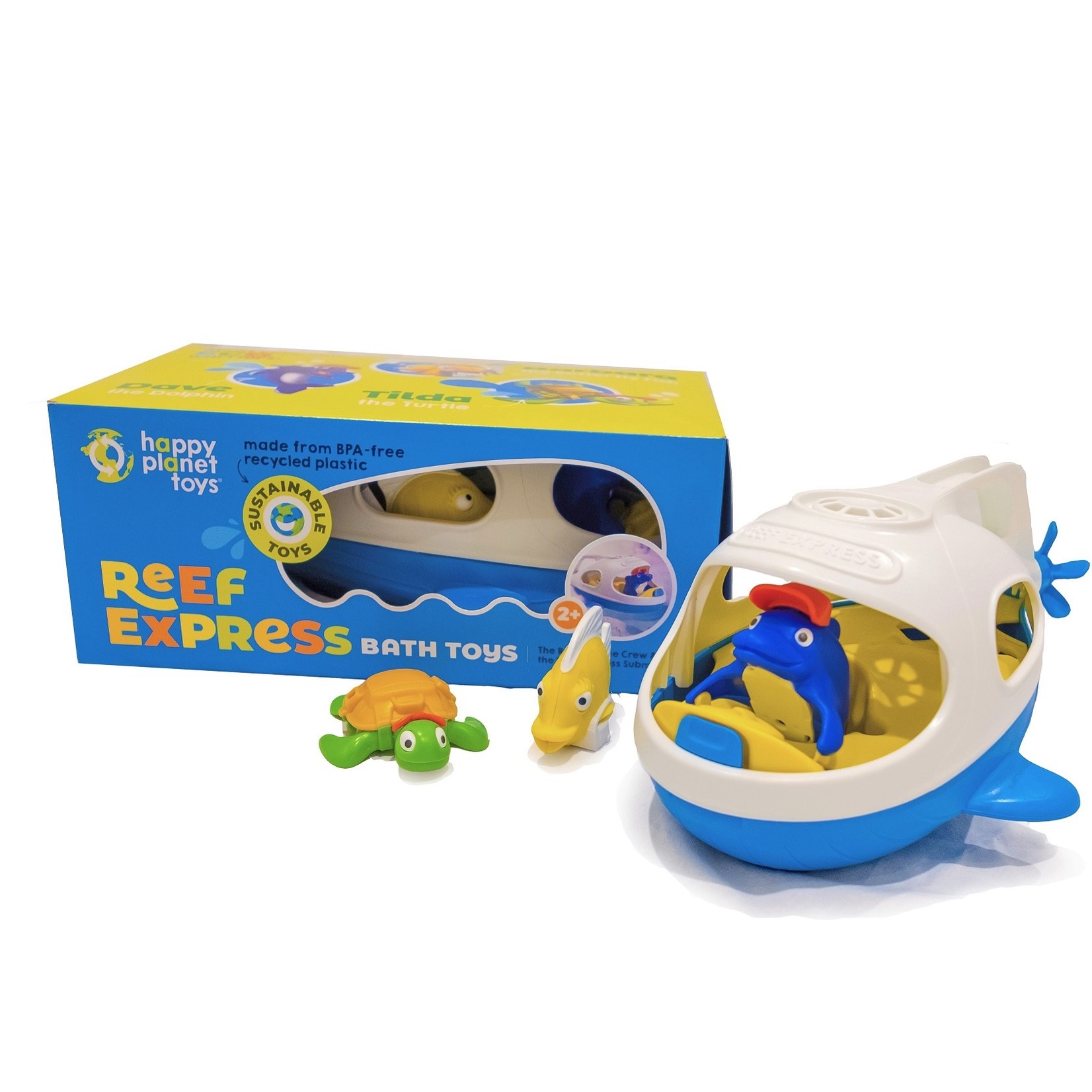 Happy Planet Toys Happy Planet Toys - Reed Express Bath Toy Set