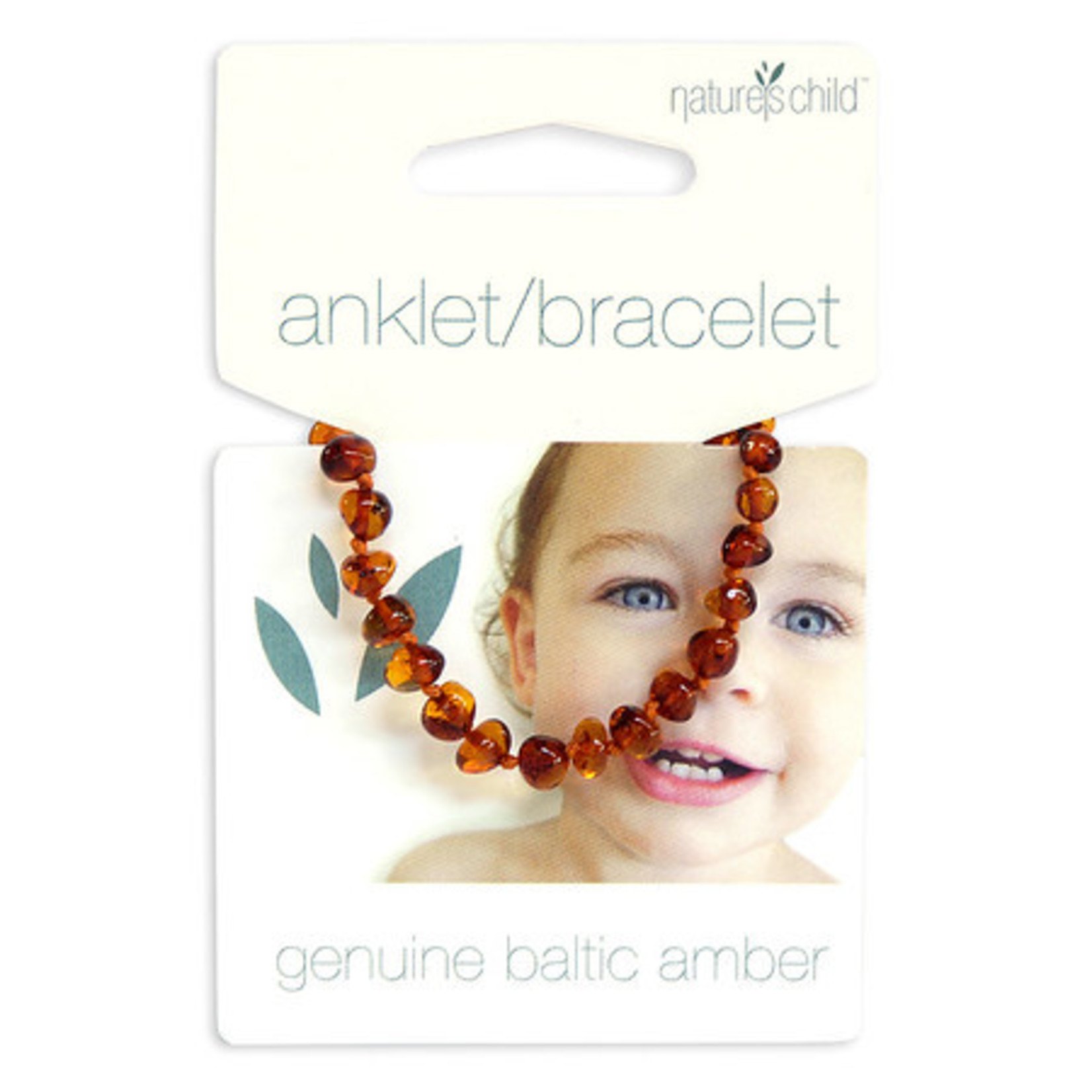 Natures Child Natures Child Amber Bracelet/Anklet - Cognac