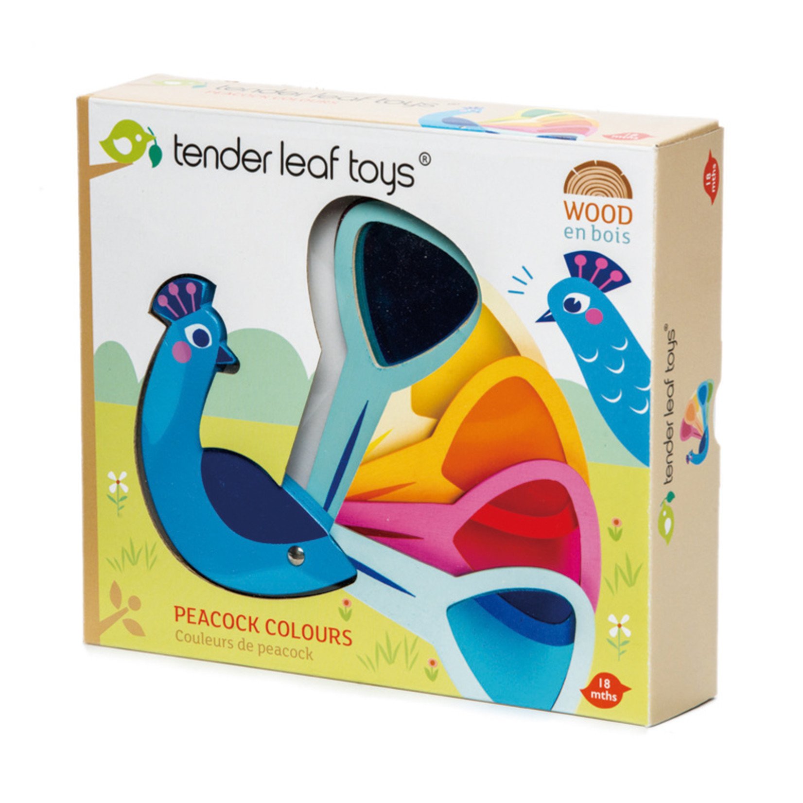 Tender Leaf Toys Tender Leaf Peacock Colours