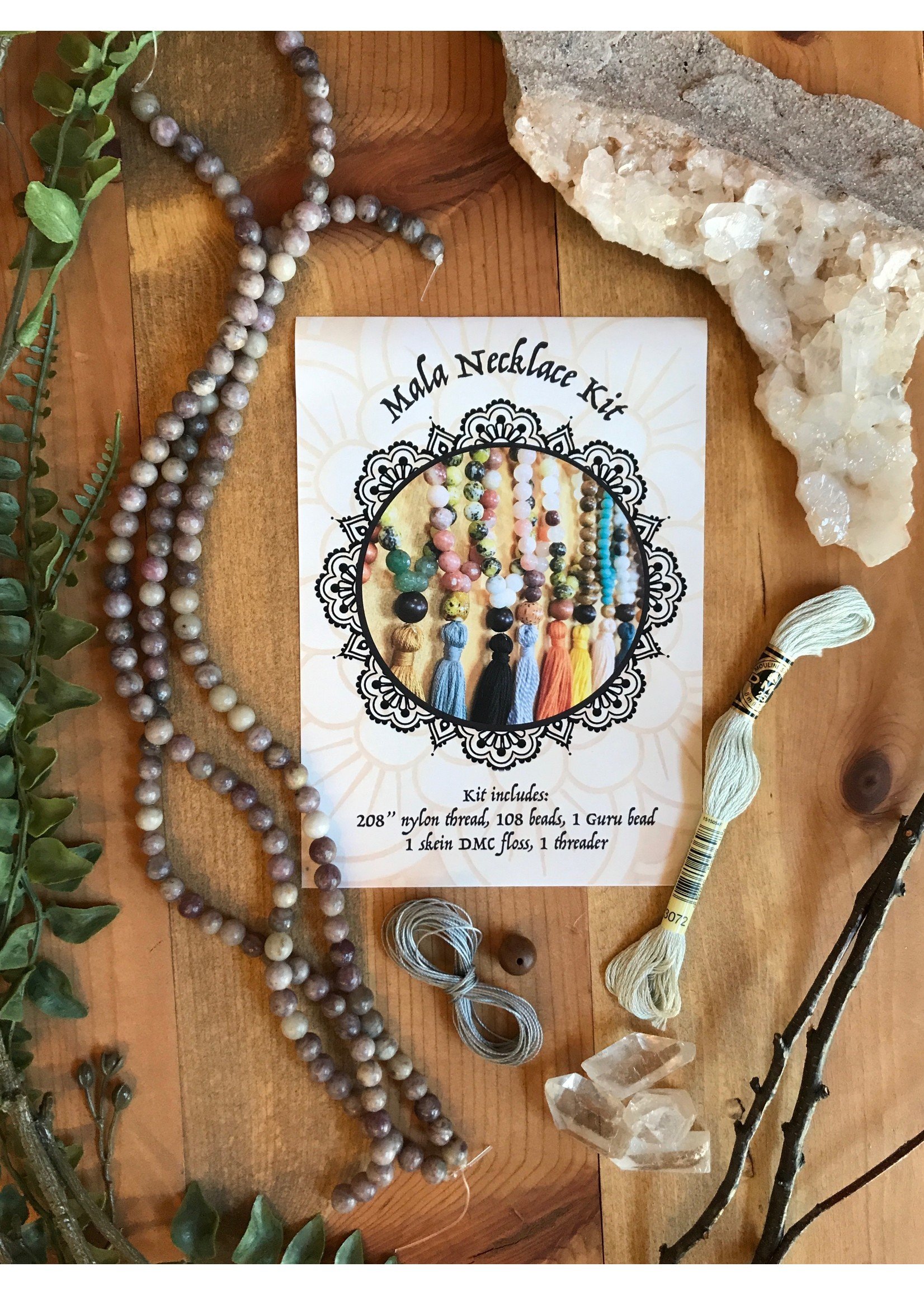 DIY mala Necklace kit - Tangled Up In Hue