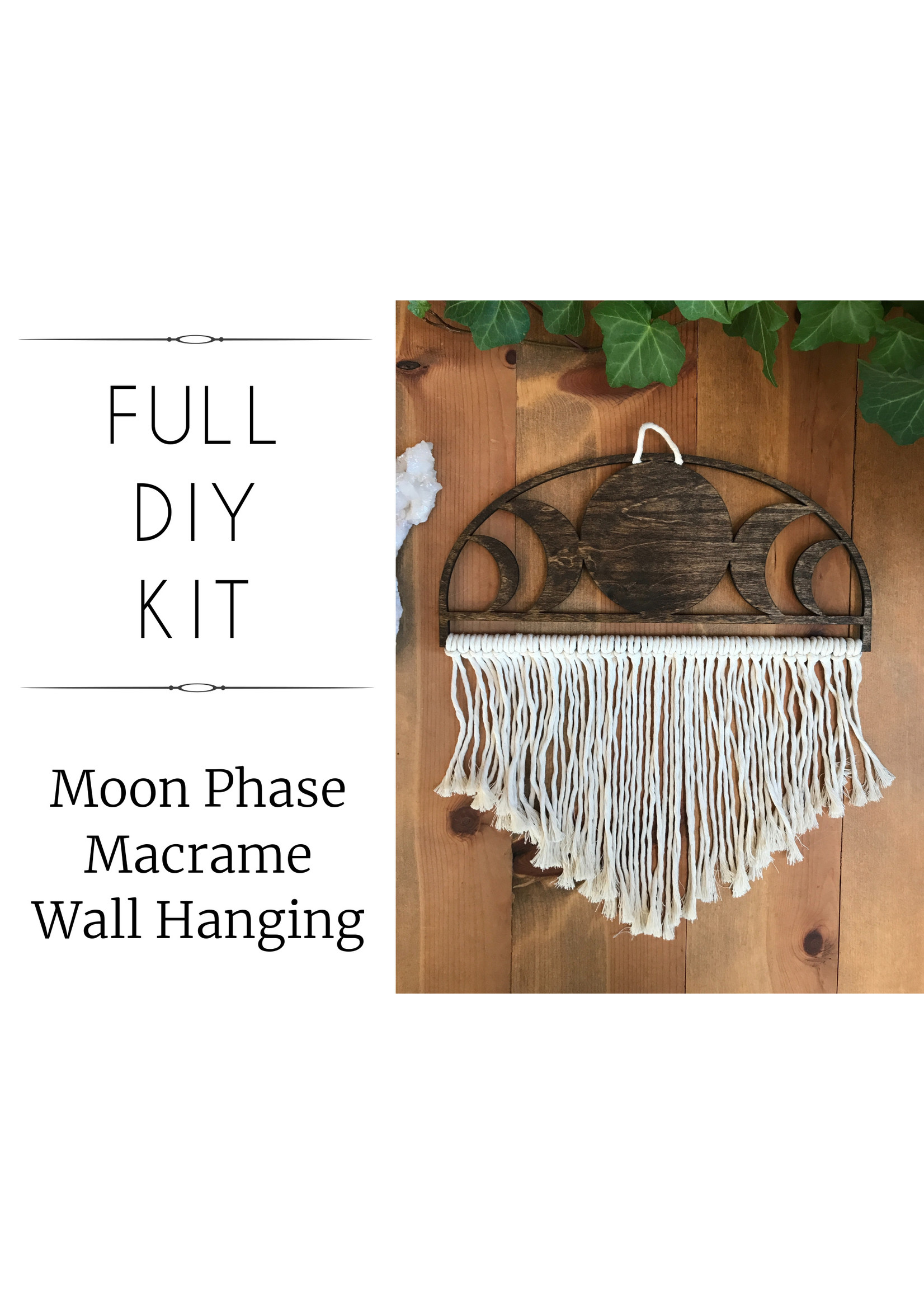 DIY Moon Phase Macrame Kit