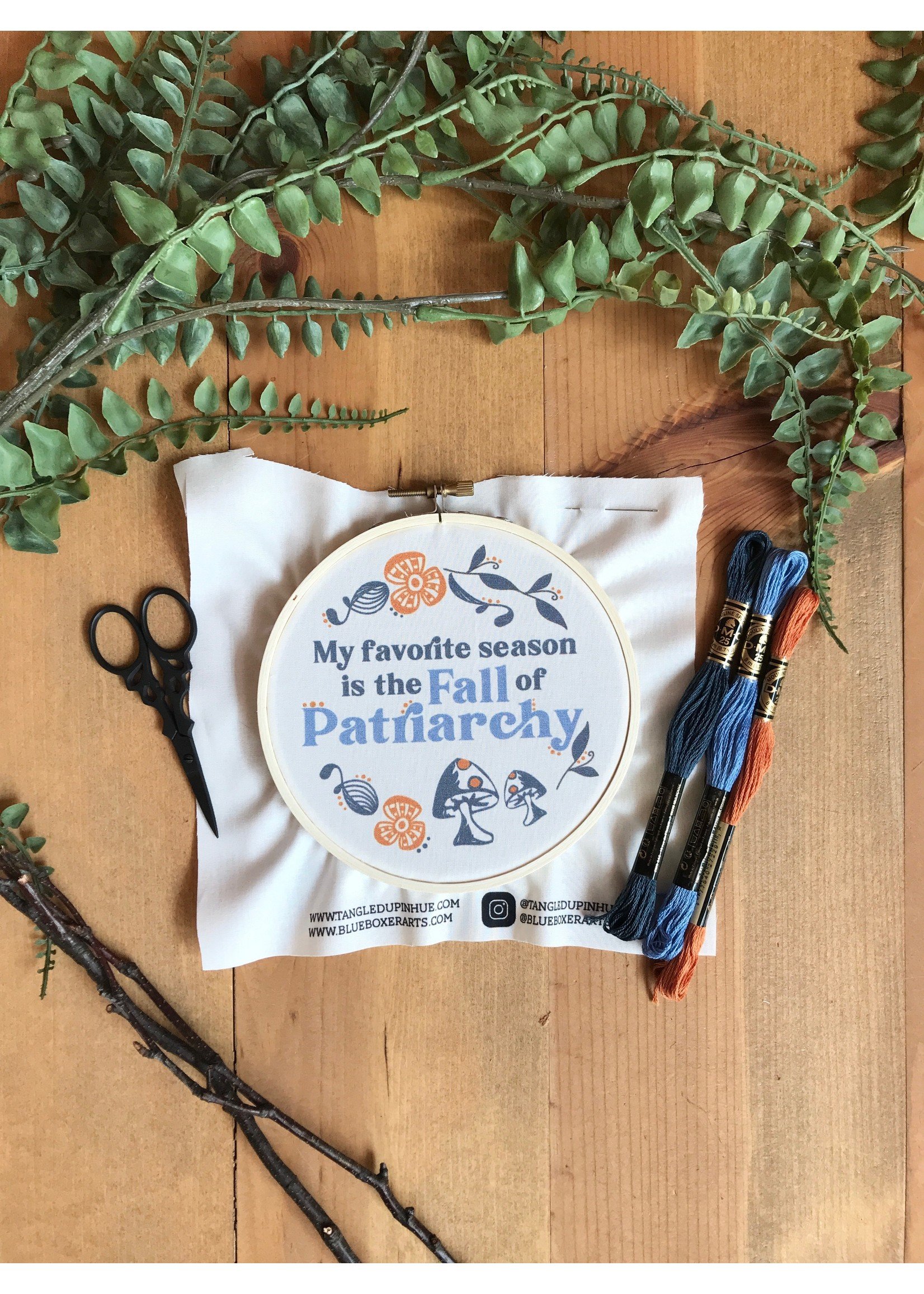 DIY Stitch Kit - My Favorite Season is the Fall of Patriarchy