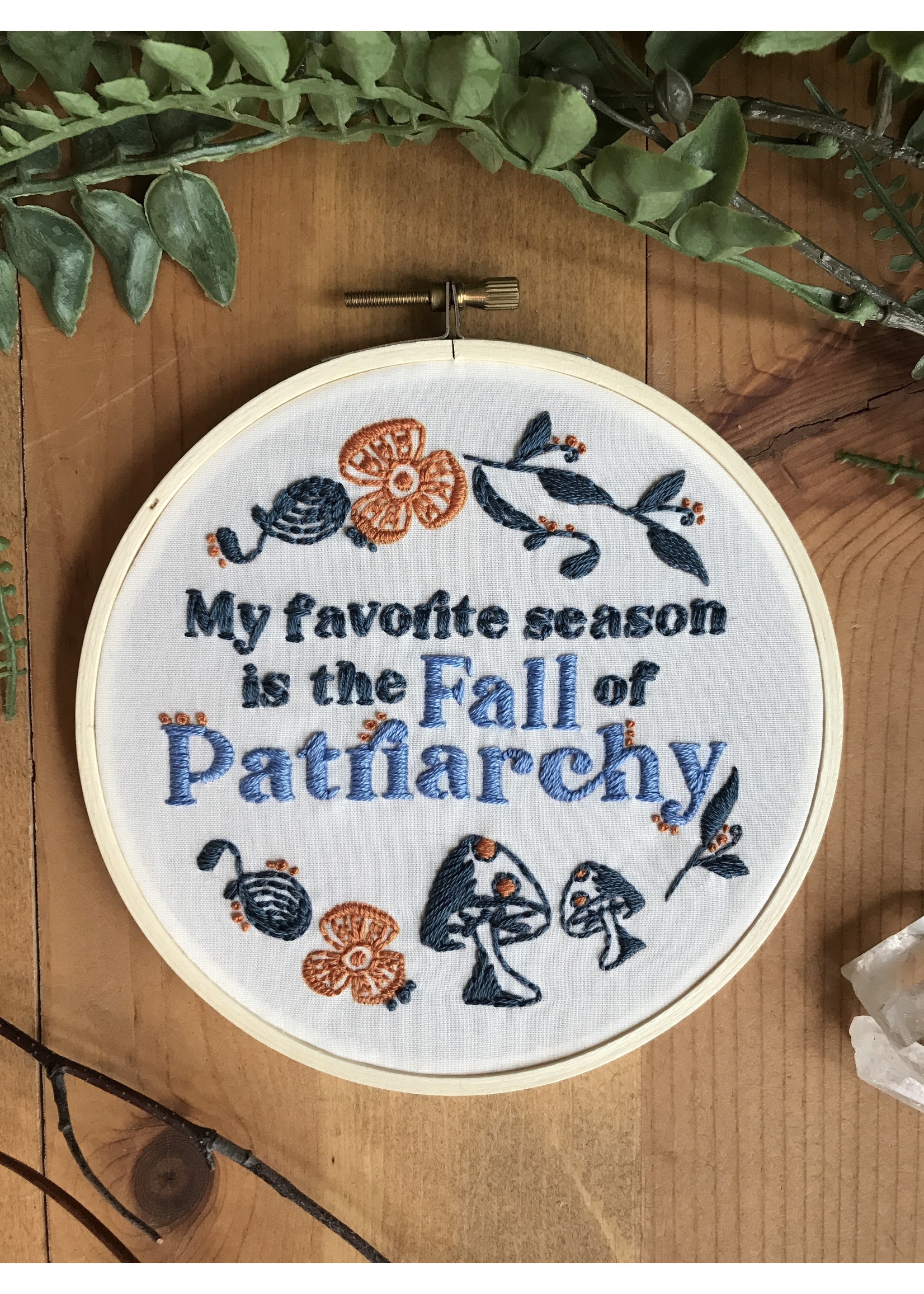 DIY Stitch Kit - My Favorite Season is the Fall of Patriarchy