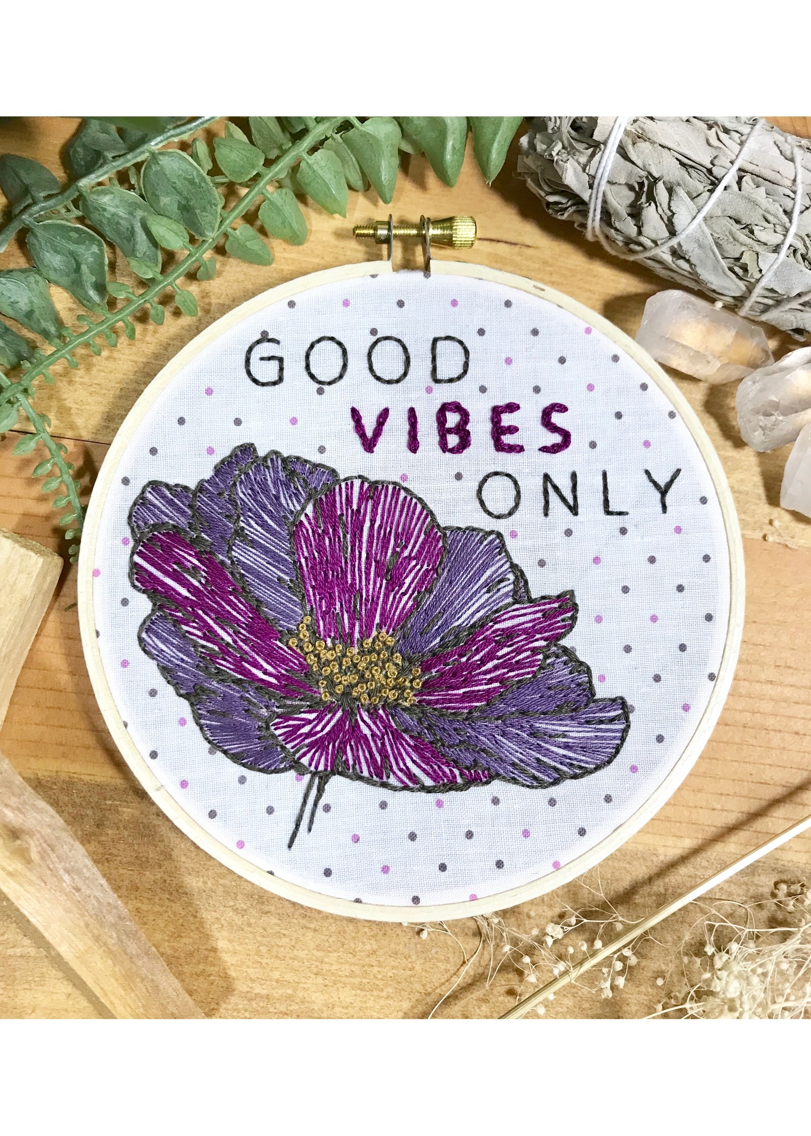 DIY Stitch Kit - Good Vibes Only