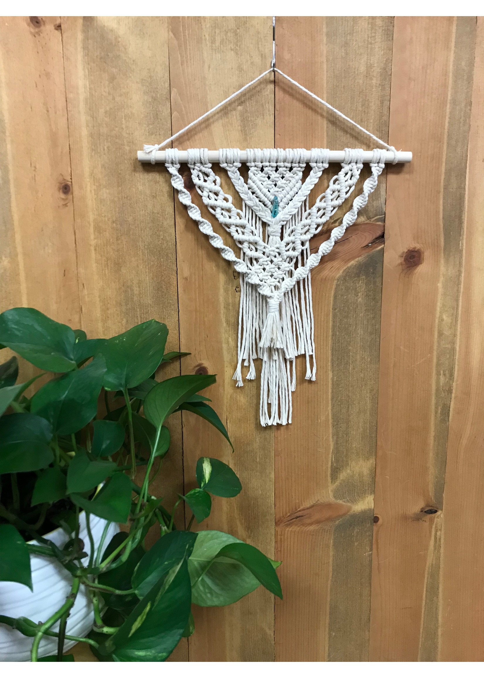 DIY Macrame Layered Crystal Wall Hanging Kit