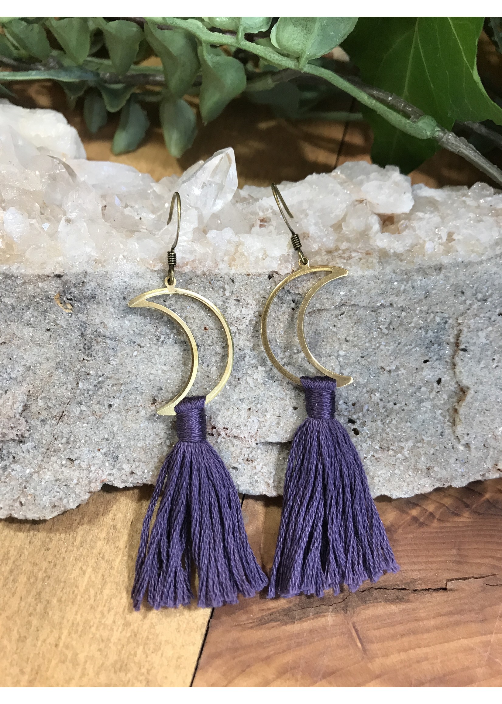 DIY Tassel Earring Kit - Moon