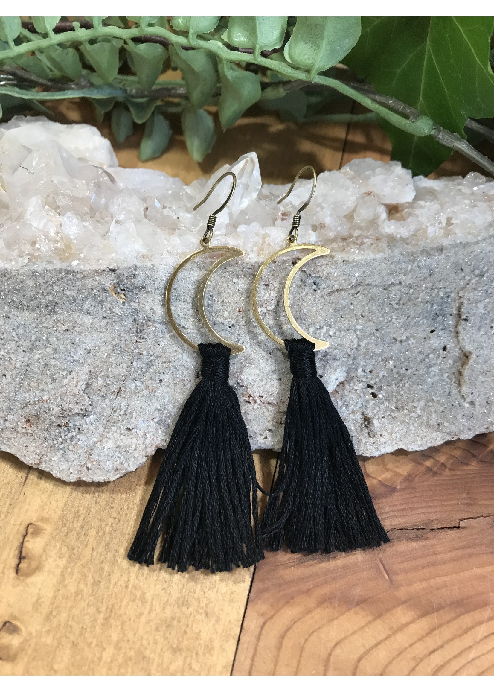 DIY Tassel Earring Kit - Moon