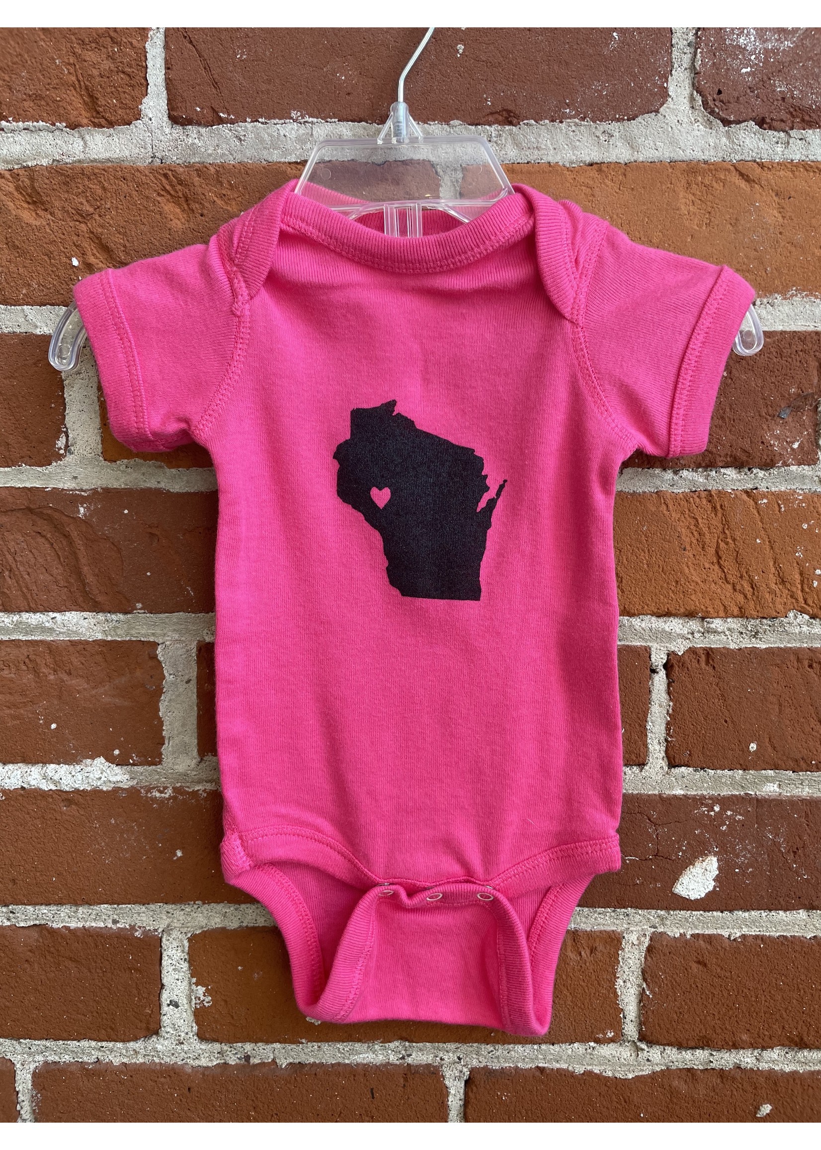 Wisconsin Love Baby Body Suit