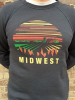 Tangled Up In Hue Midwest Adult Crew Neck Sweatshirt (Bella)