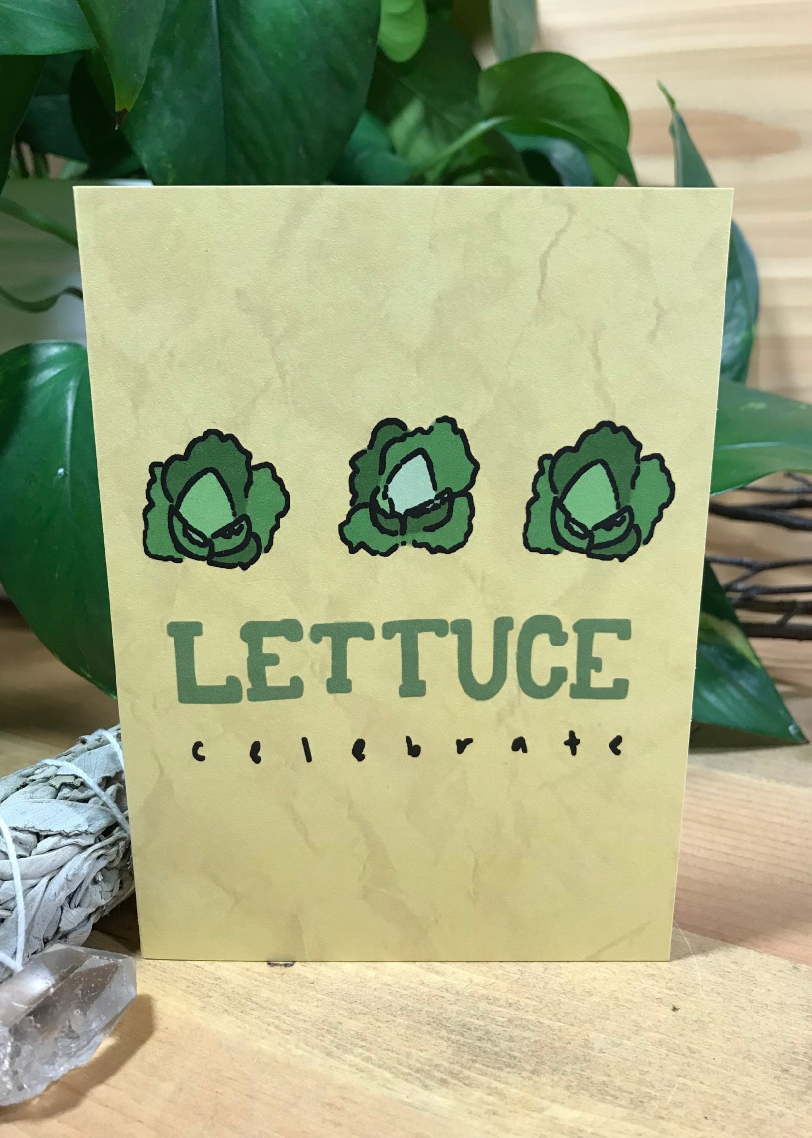 Greeting Card - Lettuce Celebrate