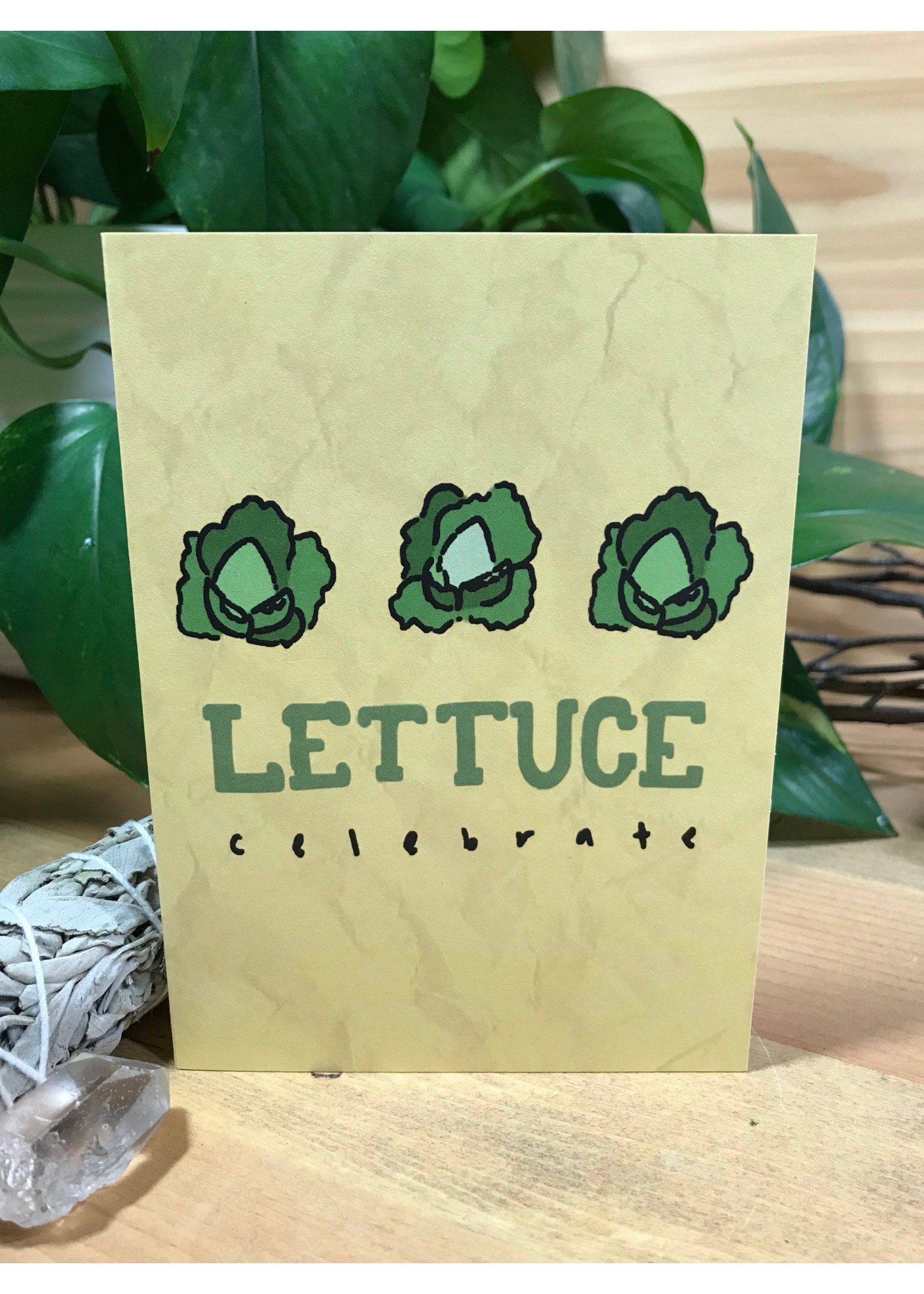 Tangled Up In Hue Greeting Card - Lettuce Celebrate