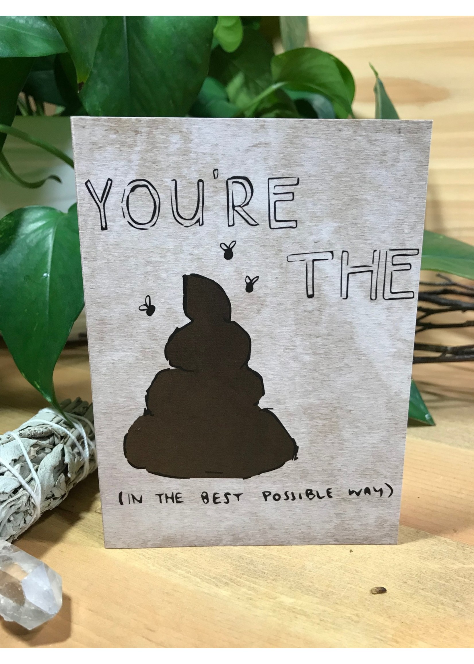 Tangled Up In Hue Greeting Card - You're The Shit