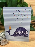 Tangled Up In Hue Greeting Card - Have a Whale of a Birthday