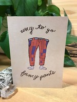 Tangled Up In Hue Greeting Card - Fancy Pants