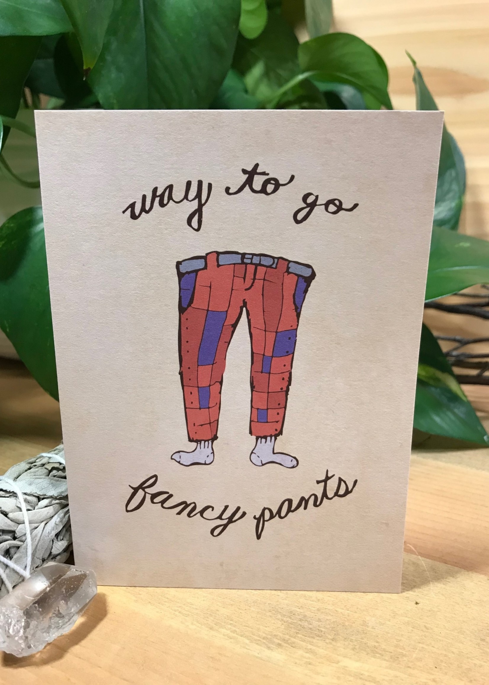 Greeting Card - Fancy Pants