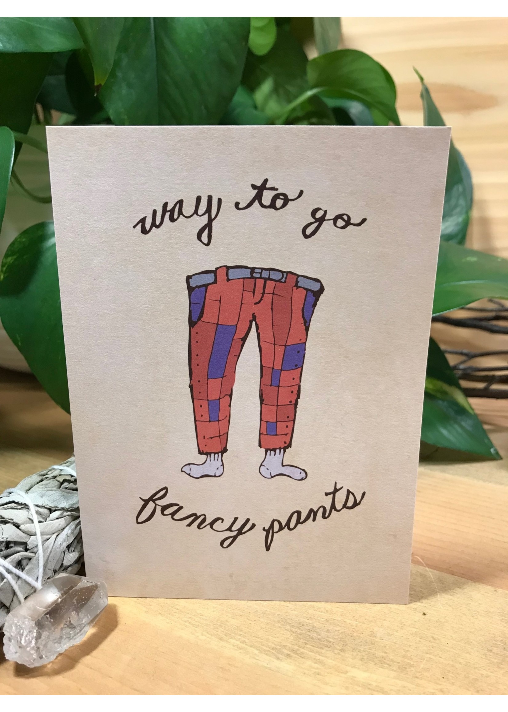 Greeting Card - Fancy Pants - Tangled Up In Hue