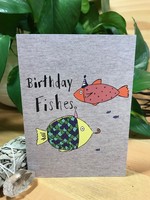 Tangled Up In Hue Greeting Card - Birthday Fishes