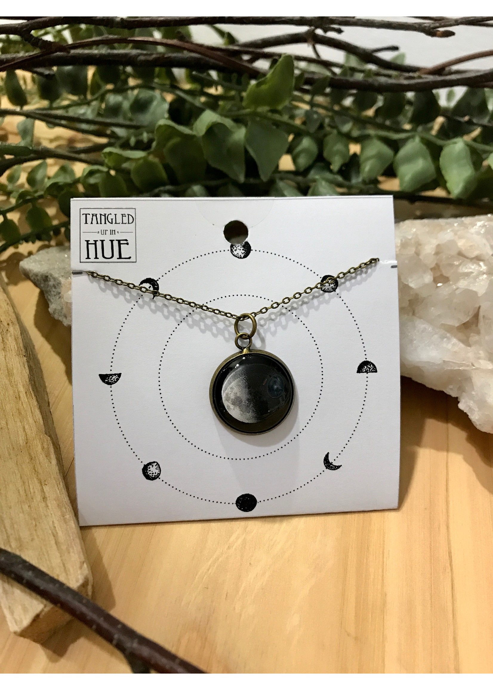 Tangled Up In Hue Moon Phase Necklace