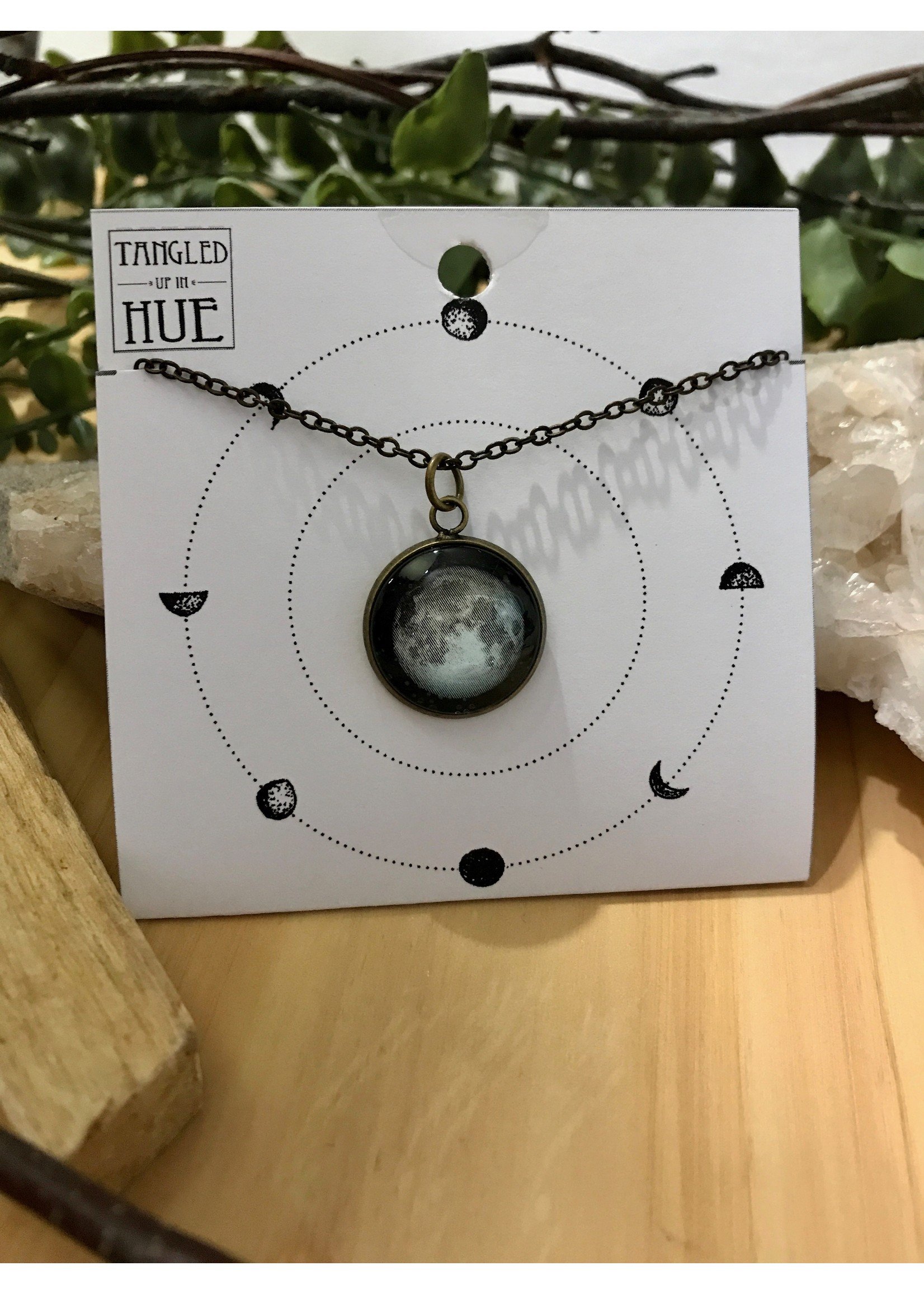 Tangled Up In Hue Moon Phase Necklace