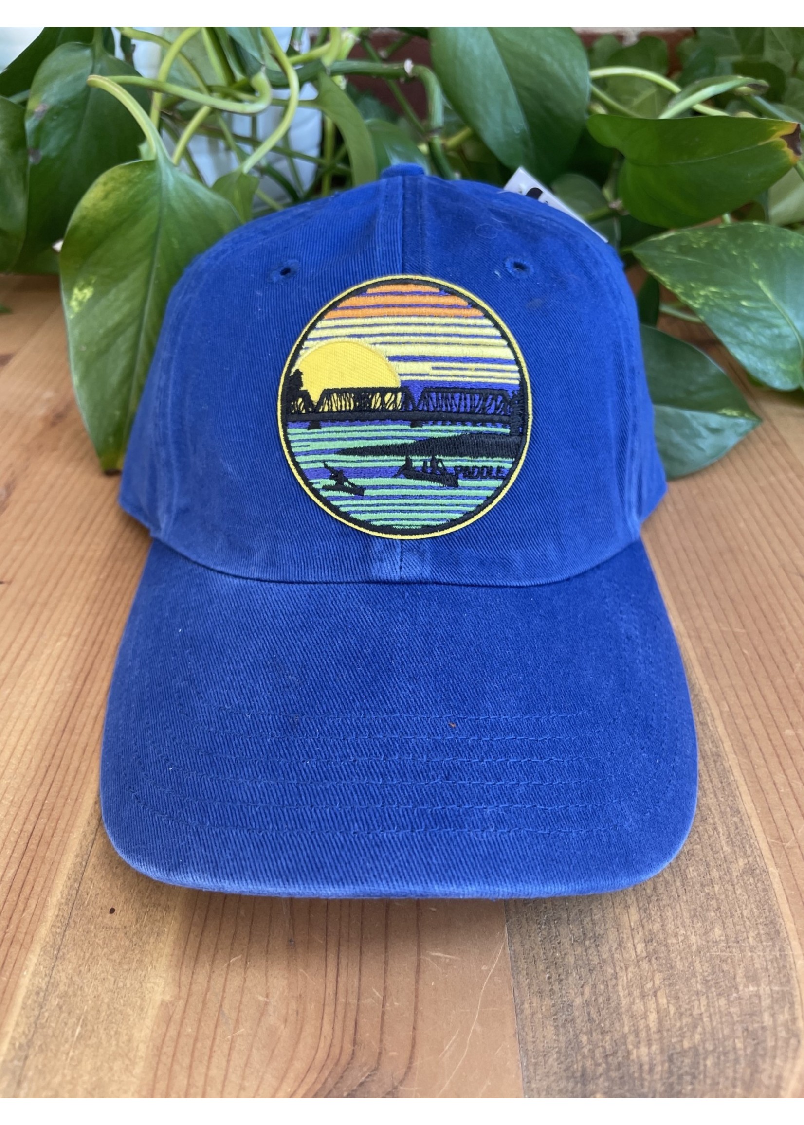 Tangled Up In Hue Hat - Curved Bill Paddle: Blue