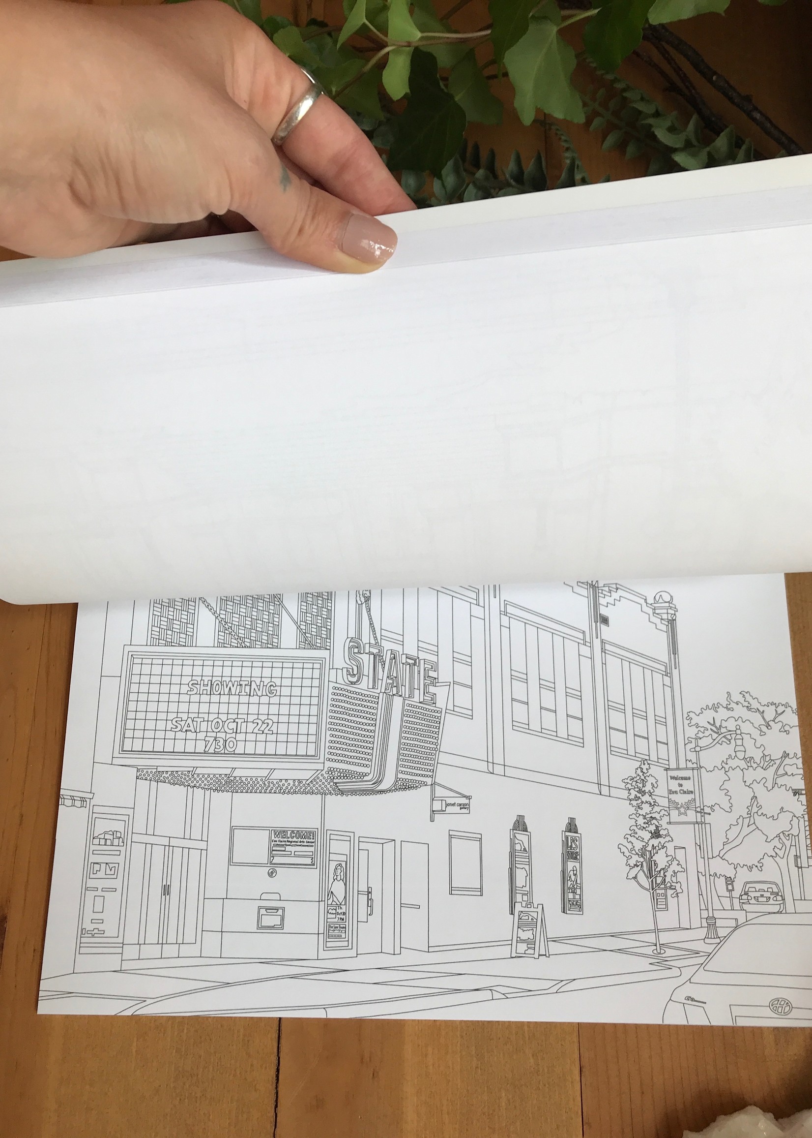 Color Eau Claire Coloring Book - Tangled Up In Hue