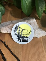 Tangled Up In Hue Sticker - Wisconsin Birch