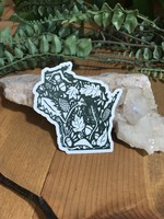 Tangled Up In Hue Sticker - WI Nature Green