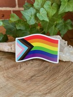 Tangled Up In Hue Sticker - Pride Flag