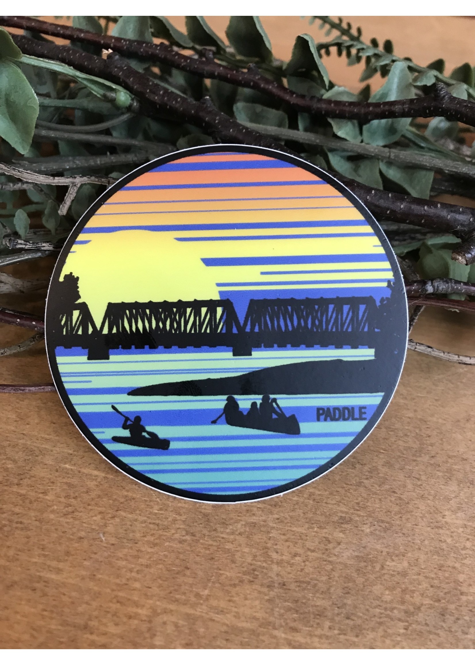 Tangled Up In Hue Sticker - Paddle