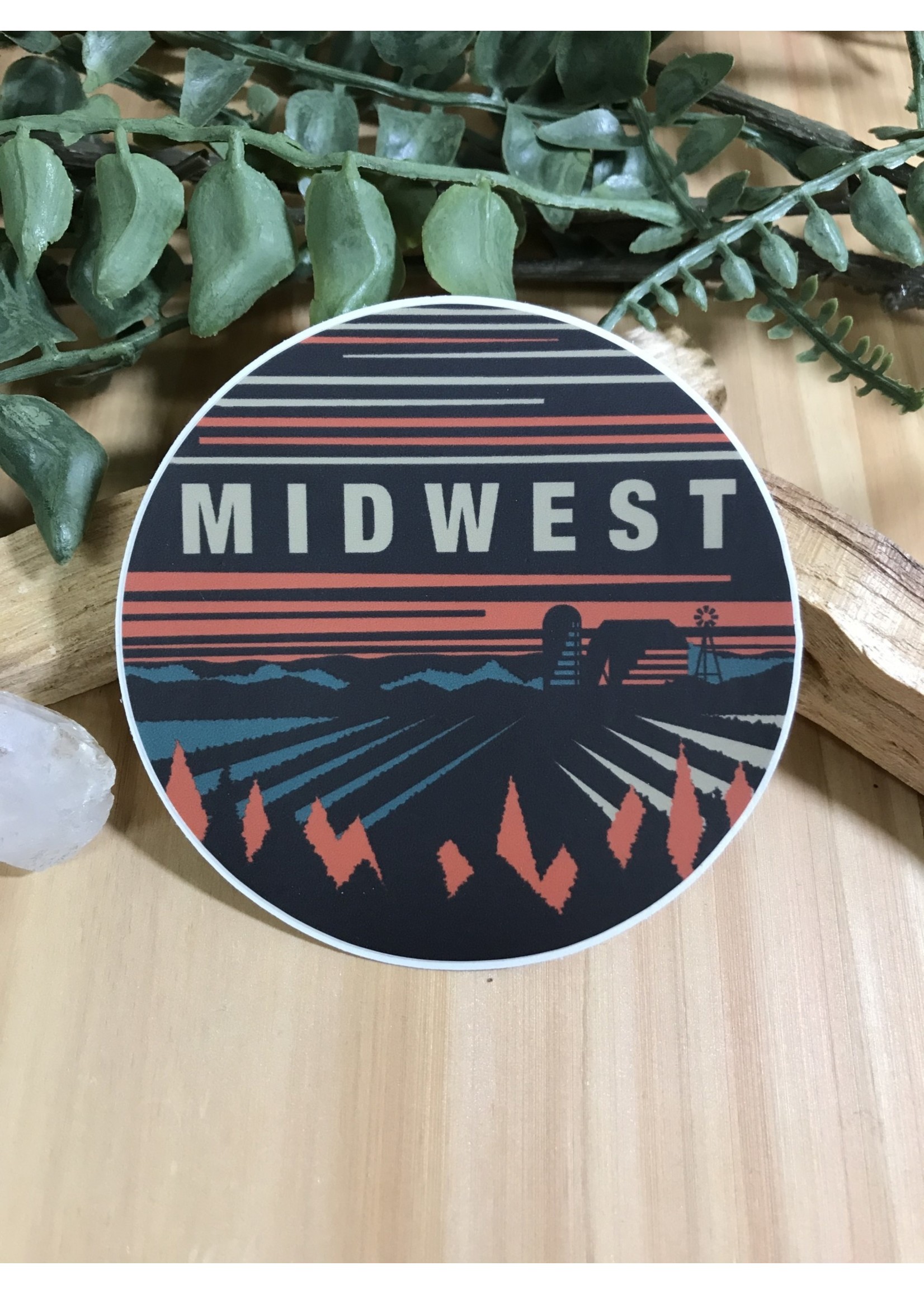 Tangled Up In Hue Sticker - Midwest