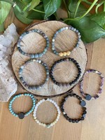 Stretch lava stone bracelets