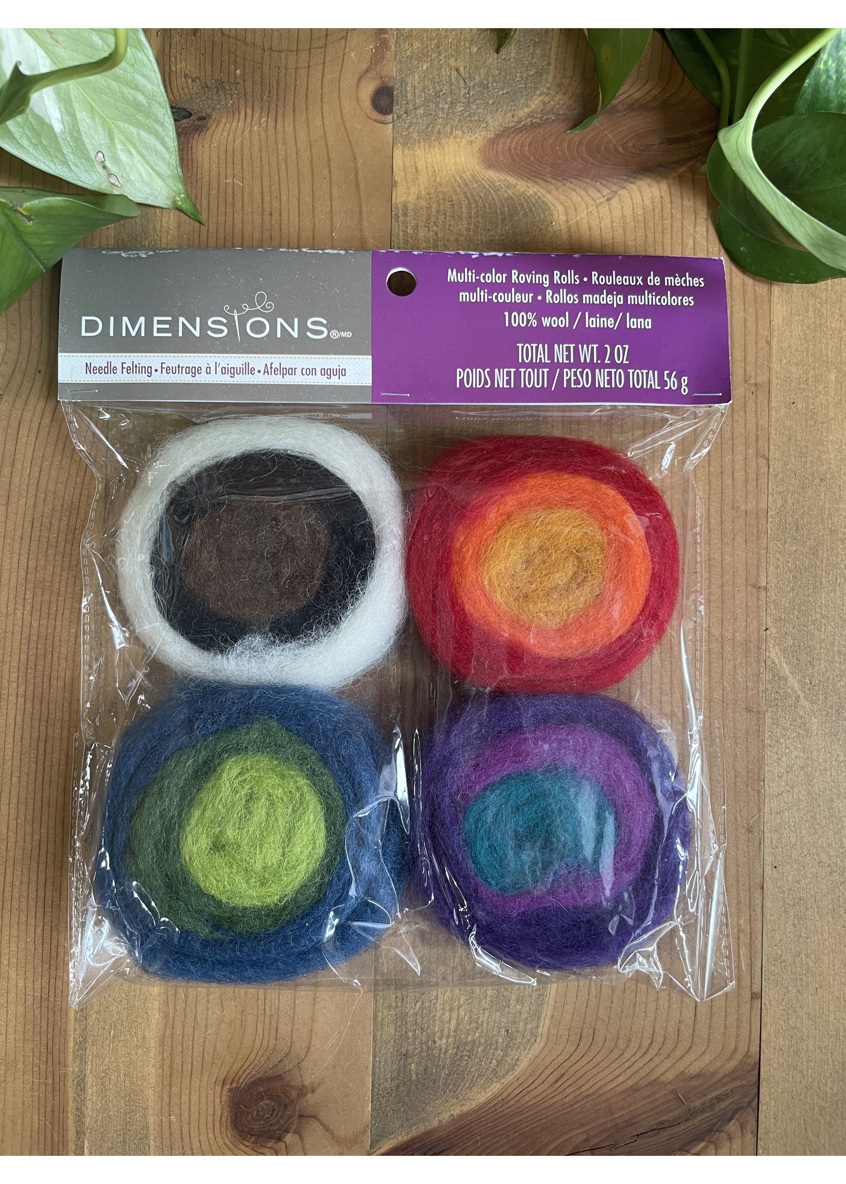 Dimensions multi color roving rolls