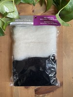 Dimensions White and Black roving pack