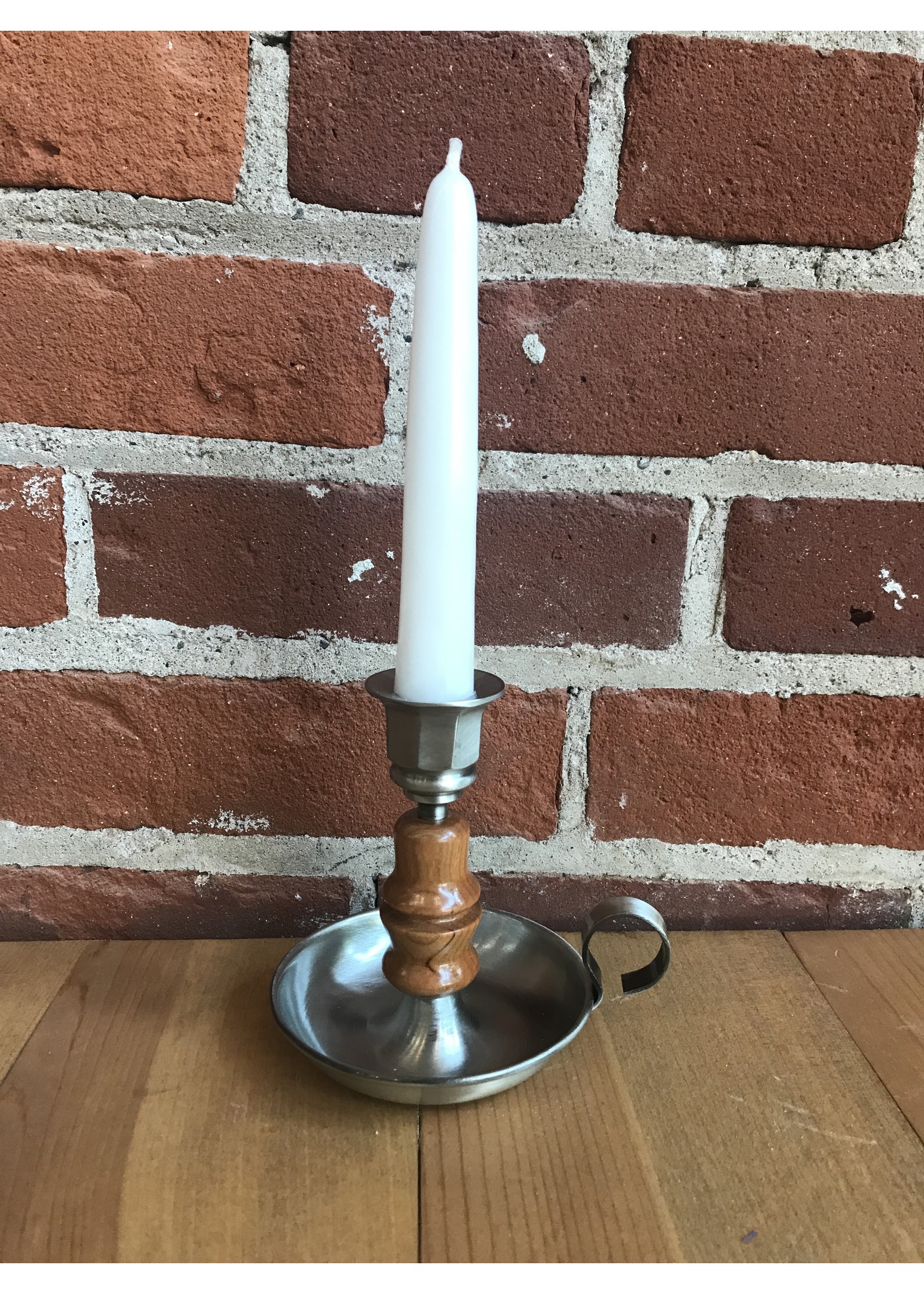 Plan B Artisans Wood and Metal Tapered Candle Holders